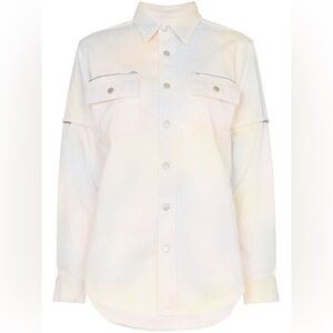 Ganni Tie-Dye Print Denim Jacket